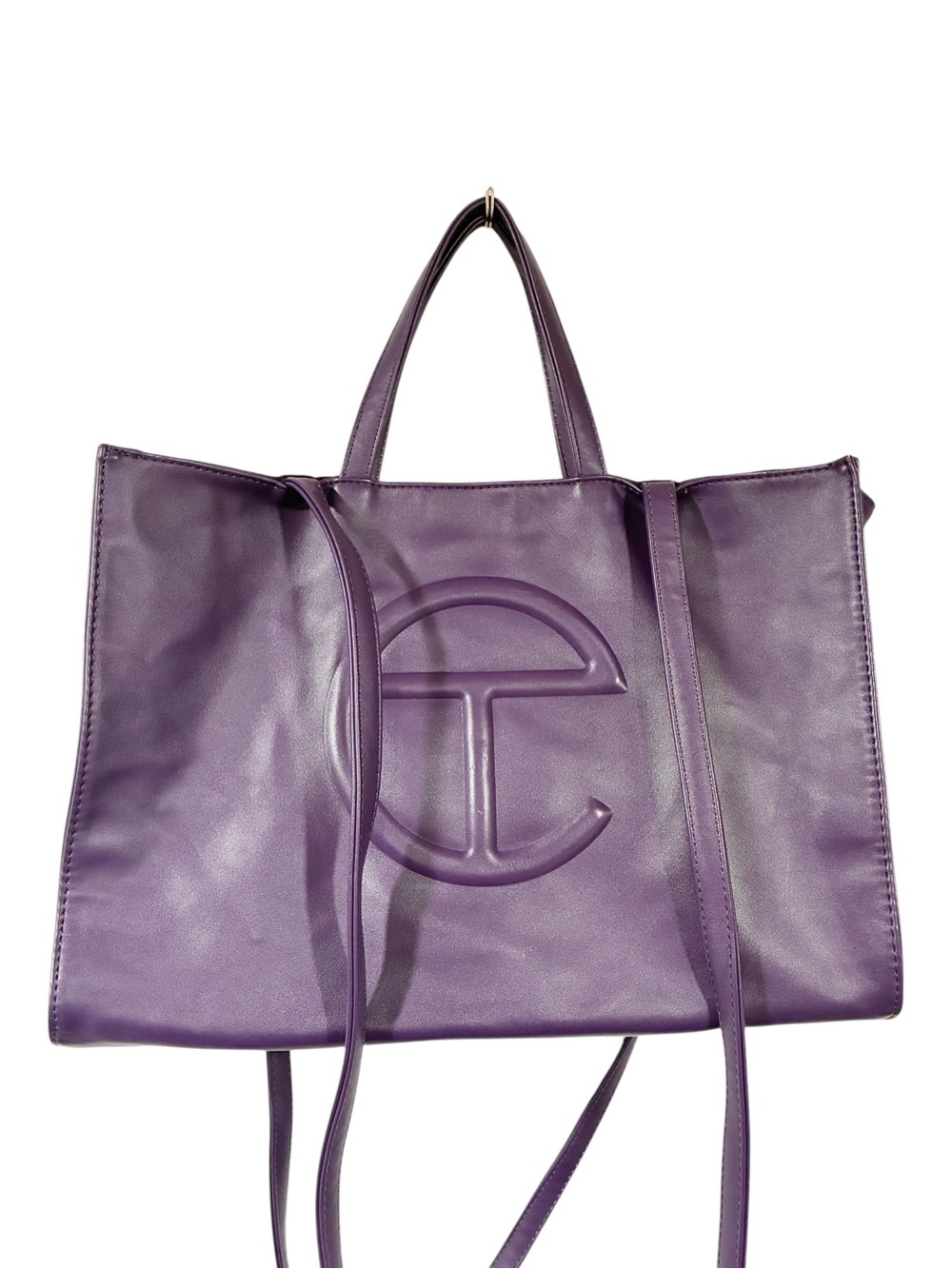 Telfar Large Shopping Bag Grape Purple Tote Handbag Shoulderbag